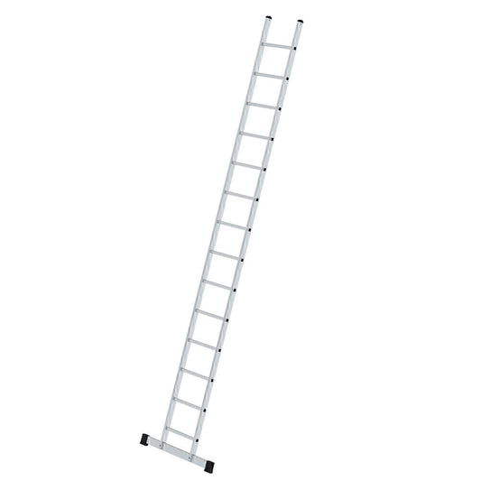 Alu-Anlegeleiter - Sprossen, 420 mm breit, mit Standard-Traverse