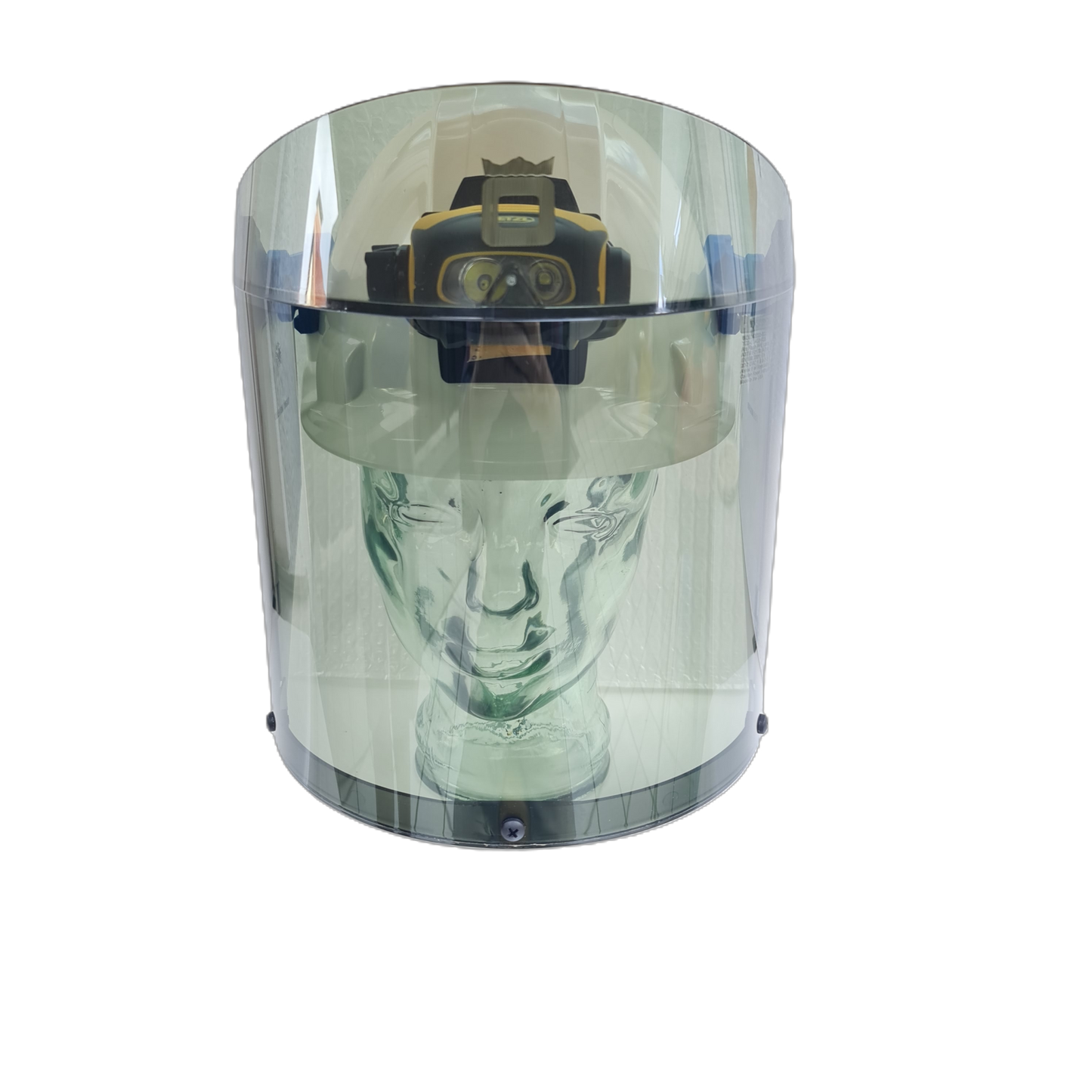 Elektriker-Schutzhelm mit integriertem Schutzschirm Kl. 2 - WBS