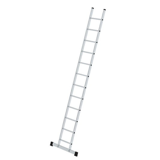 Alu-Anlegeleiter - Sprossen, 420 mm breit, mit Standard-Traverse