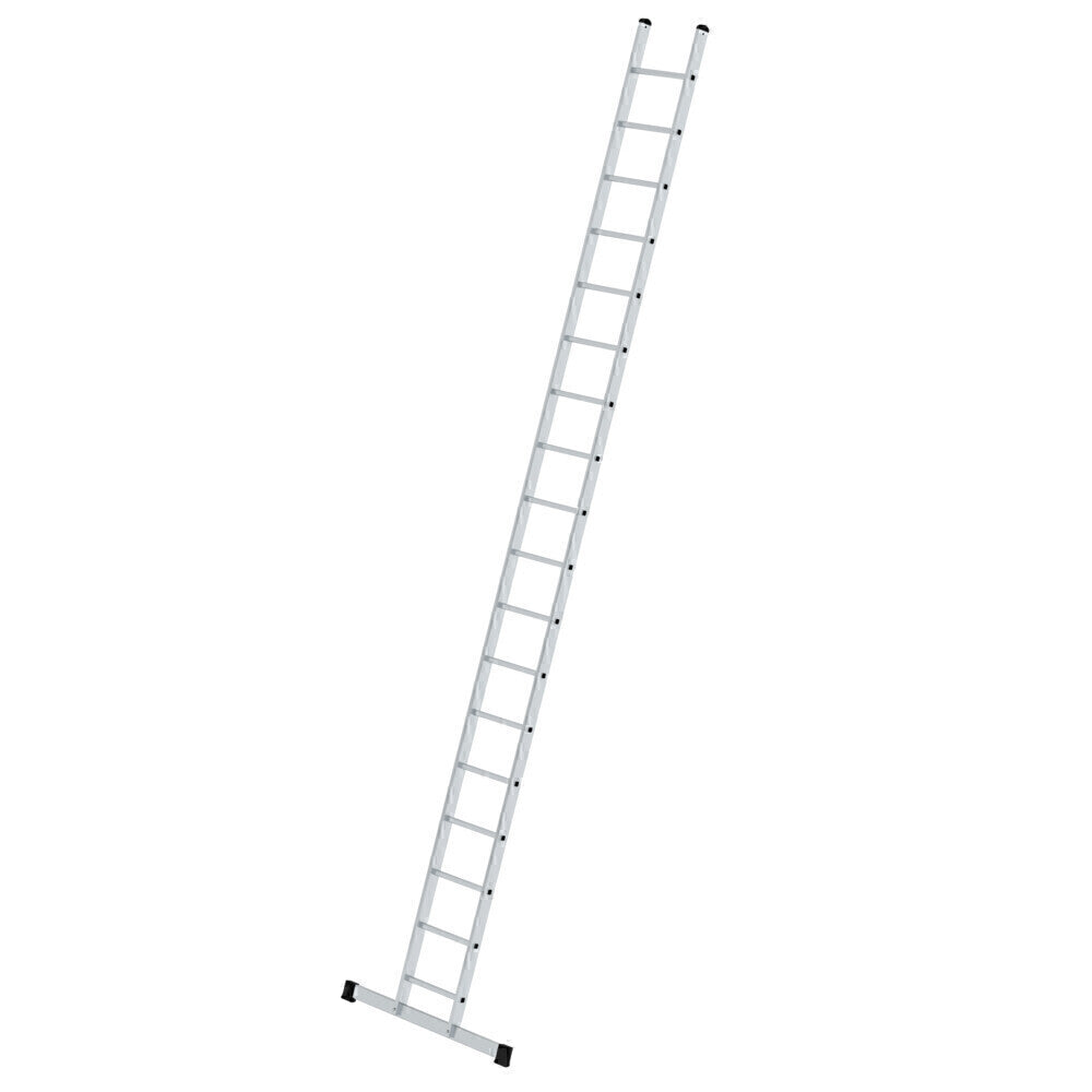 Alu-Anlegeleiter - Sprossen, 420 mm breit, mit Standard-Traverse