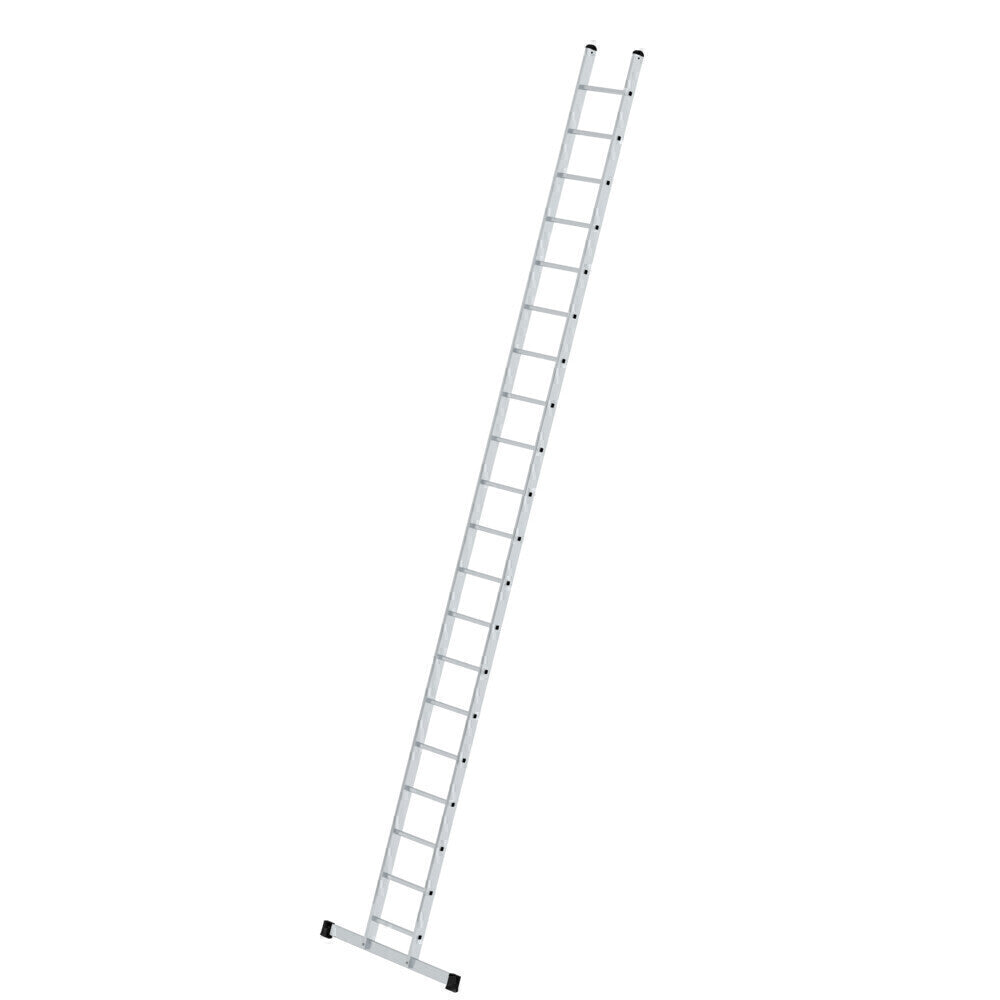 Alu-Anlegeleiter - Sprossen, 420 mm breit, mit Standard-Traverse