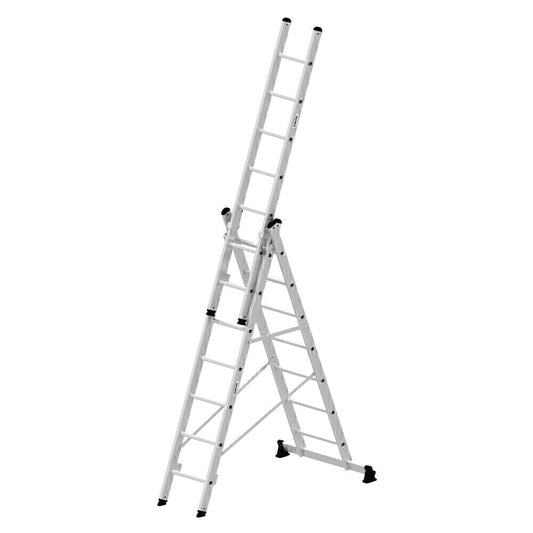 Mehrzweckleiter - 3-teilig - mit nivello®-Traverse