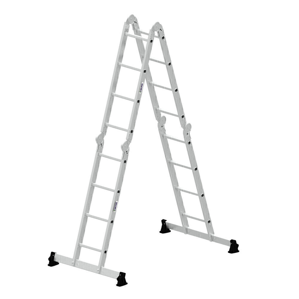 Mehrzweckleiter - 4-teilig - mit nivello®-Traverse