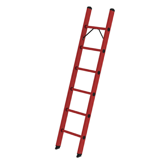 GFK-Anlegeleiter - Sprossen, 420 mm breit