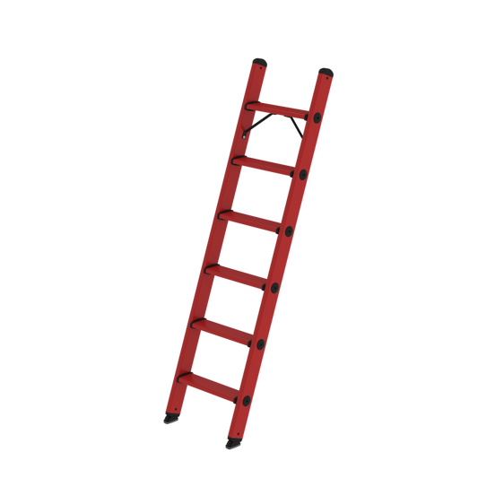 GFK-Anlegeleiter - Stufen, 420 mm breit - BeKa Arbeitsschutz