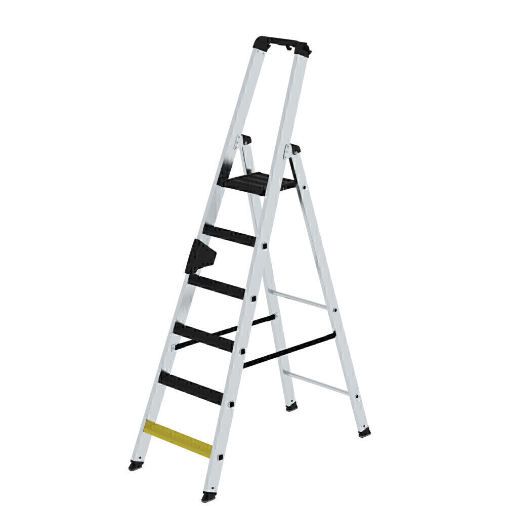 Alu-Stehleiter - Stufen, Inkl. Clip-Step, 250 kg Tragslast