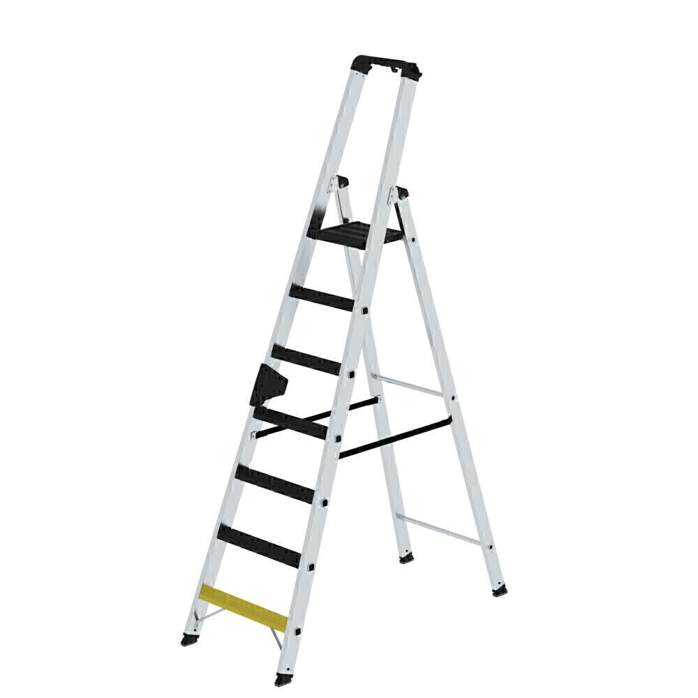 Alu-Stehleiter - Stufen, Inkl. Clip-Step, 250 kg Tragslast