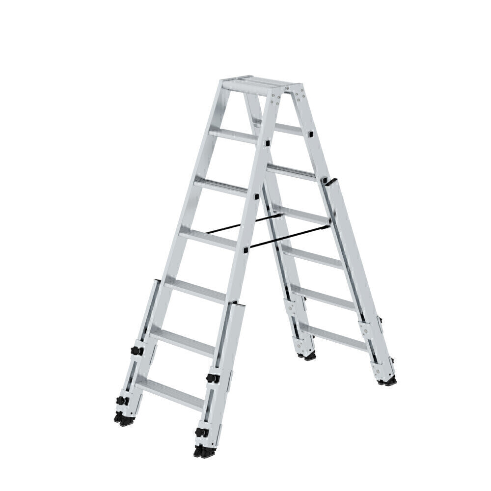 Alu-Stehleiter - Stufen, Treppengängig