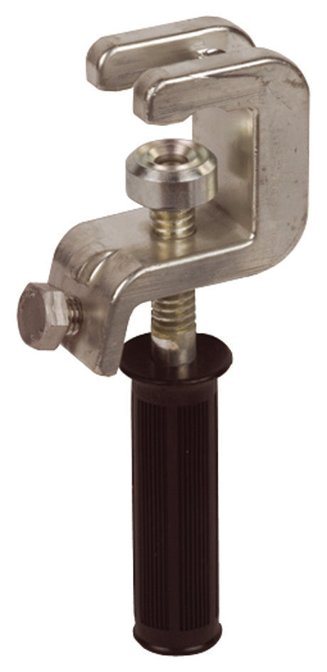 Universal-Erdklemme - Erdseitig - Flügelschraube/Handgriff/Schraubknebel